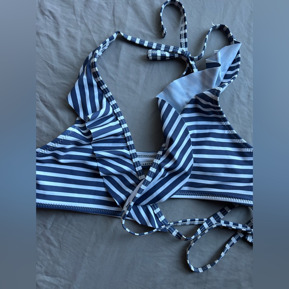 Striped Bikini Top
